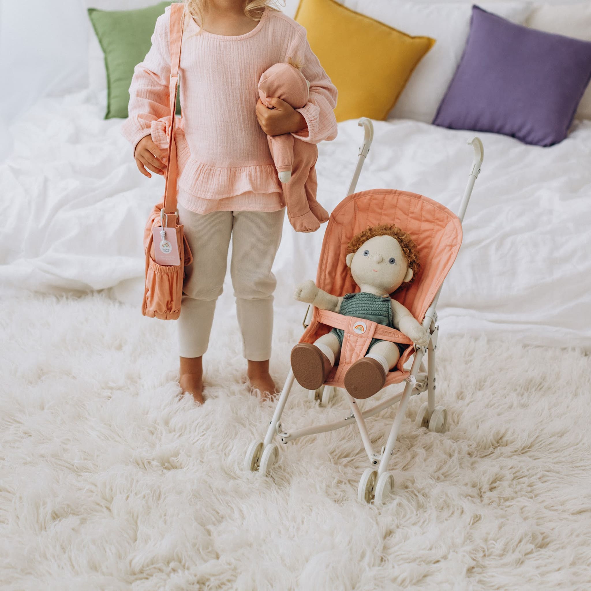 Olli Ella Sollie Stroller – Rose