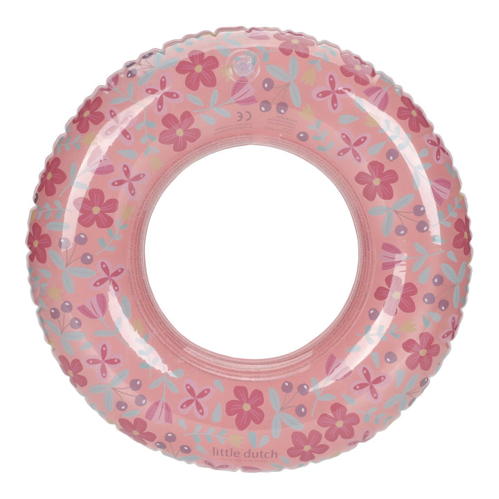 Little Dutch Inflatable Swim Ring – Pink Flowers