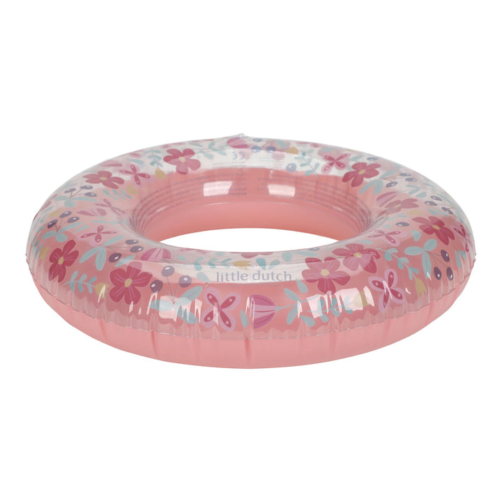 Little Dutch Inflatable Swim Ring – Pink Flowers