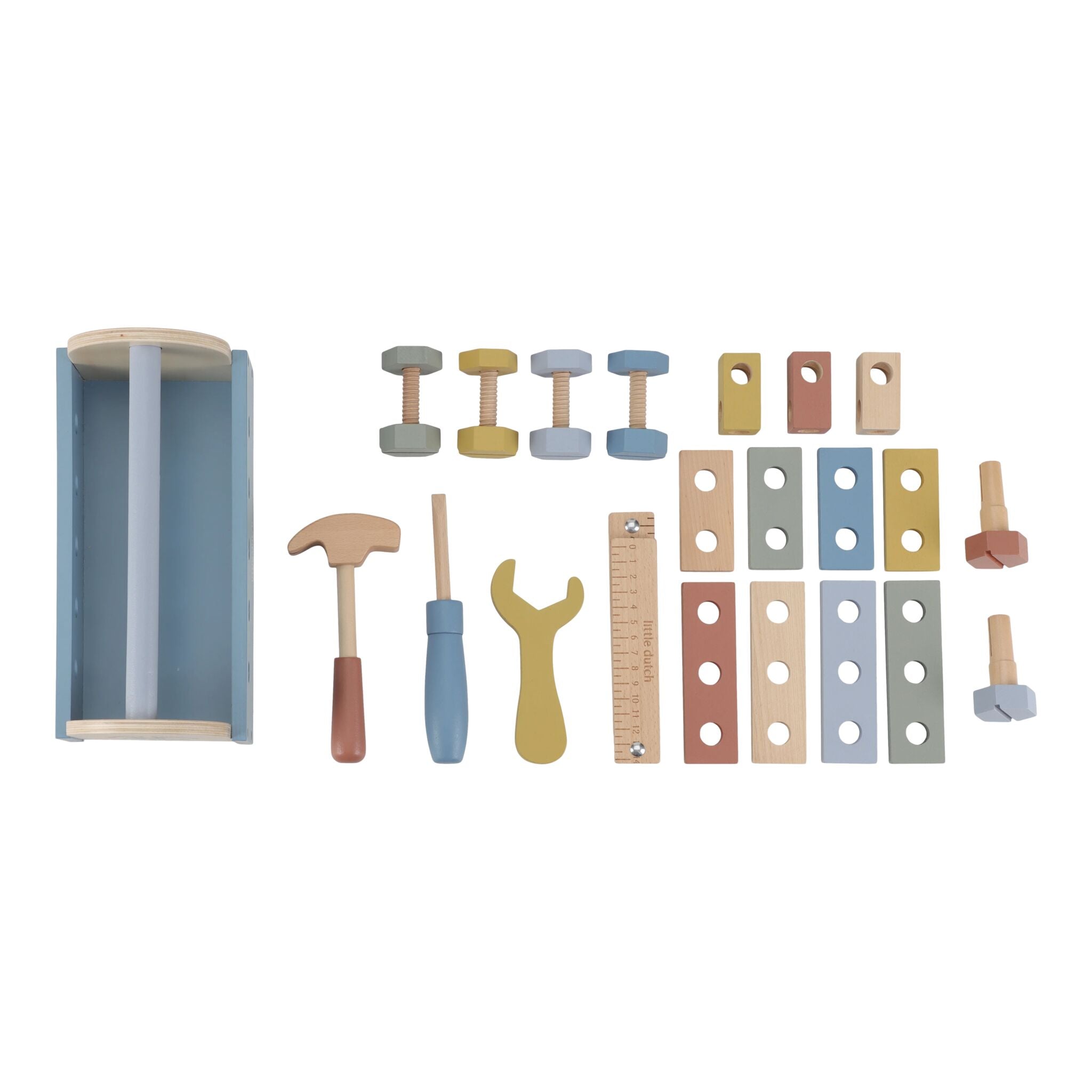 Little Dutch Wooden Toolbox Playset
