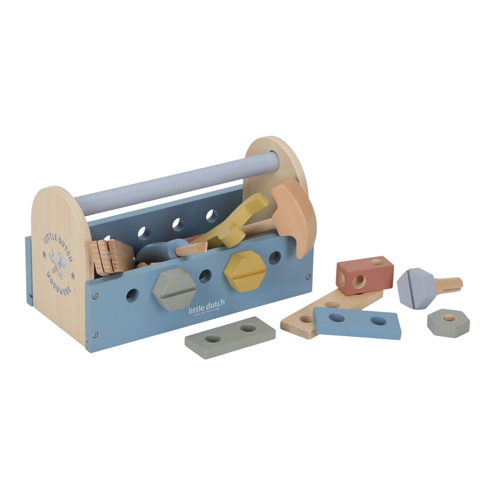 Little Dutch Wooden Toolbox Playset