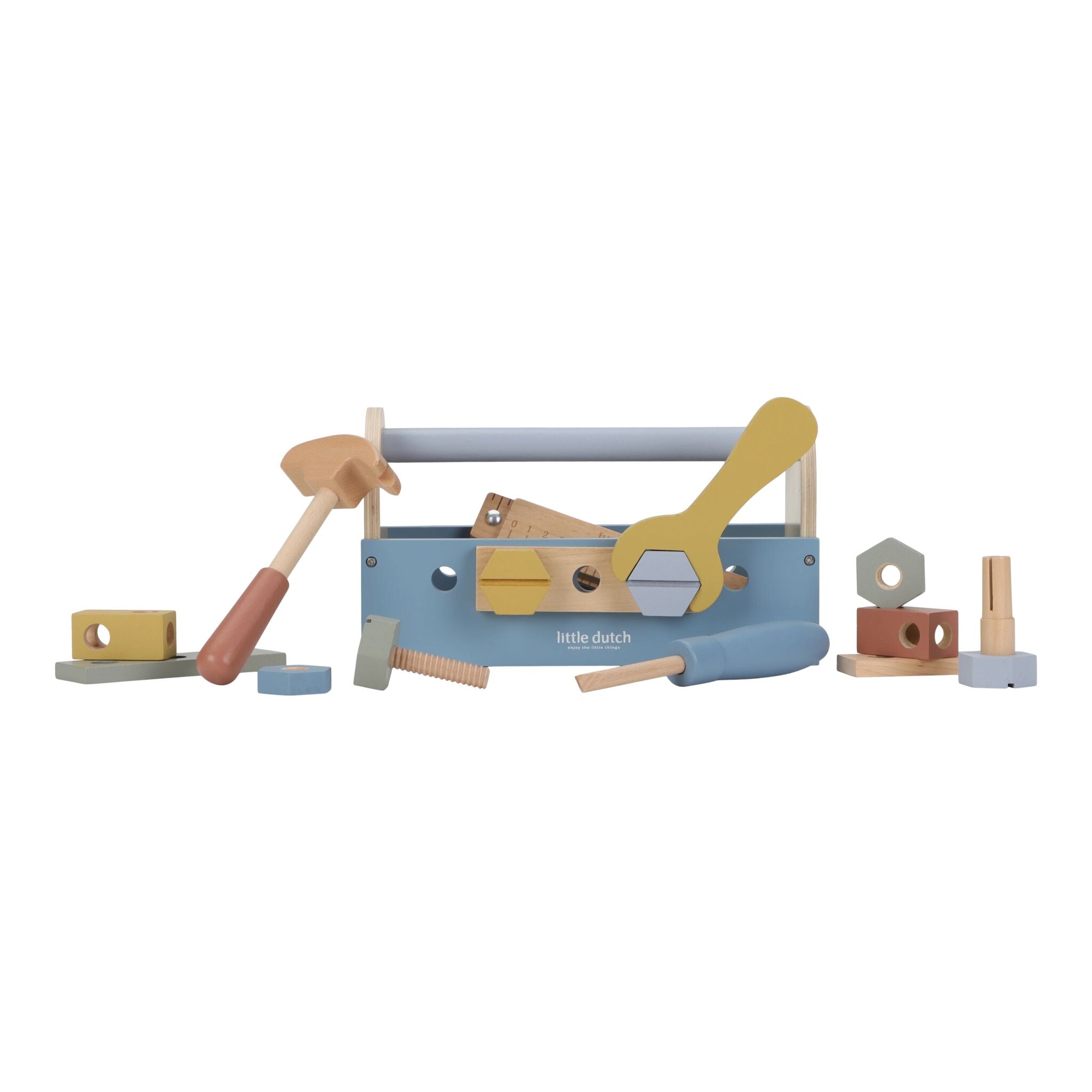 Little Dutch Wooden Toolbox Playset
