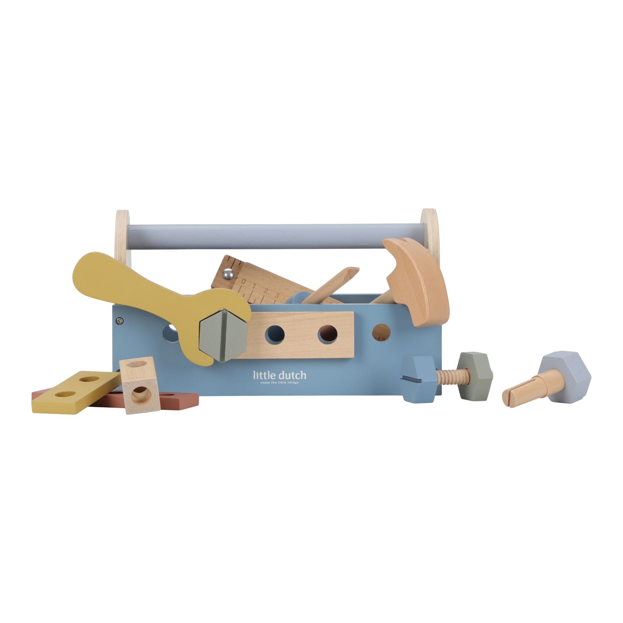 Little Dutch Wooden Toolbox Playset