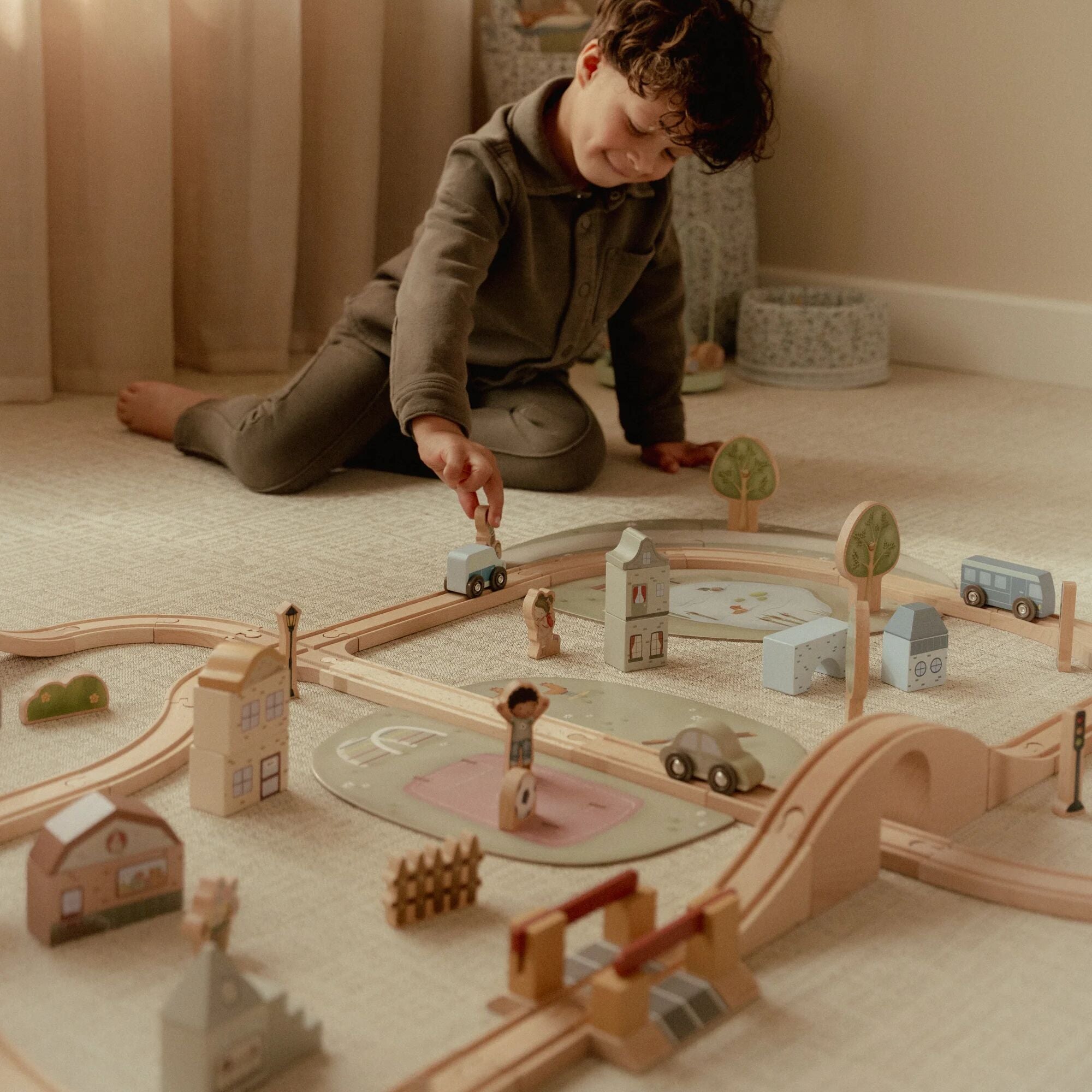 Little Dutch Train Track Playset XL