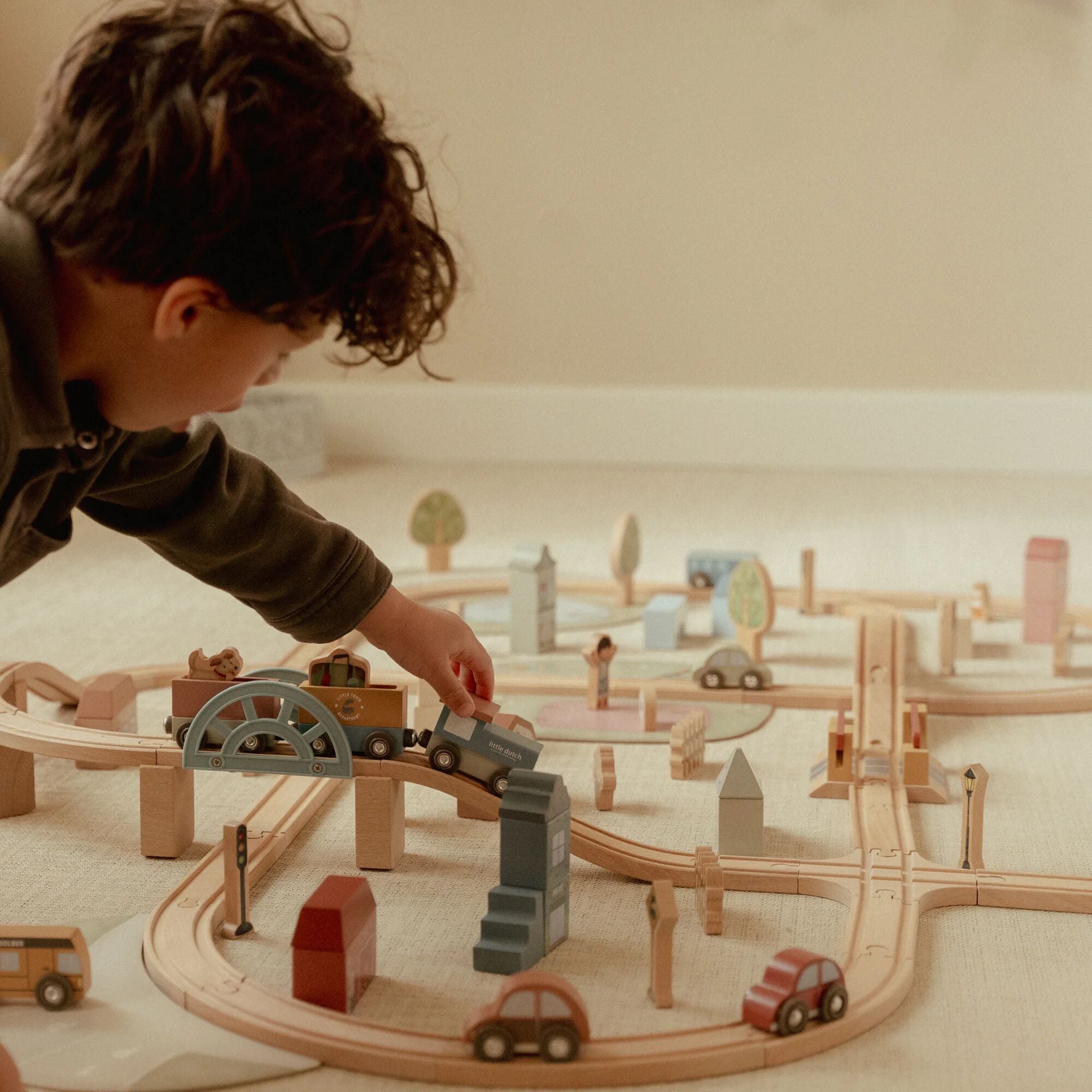 Little Dutch Train Track Playset XL