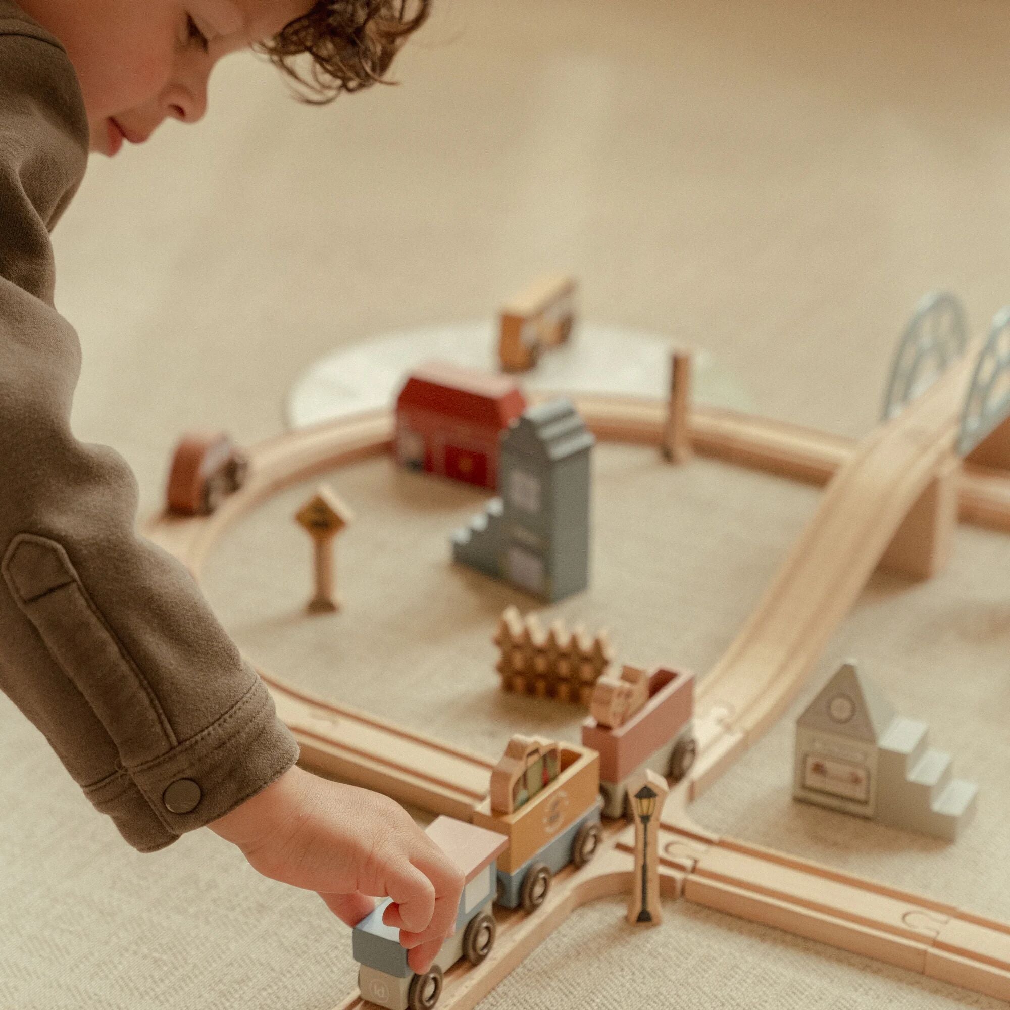 Little Dutch Train Track Playset XL