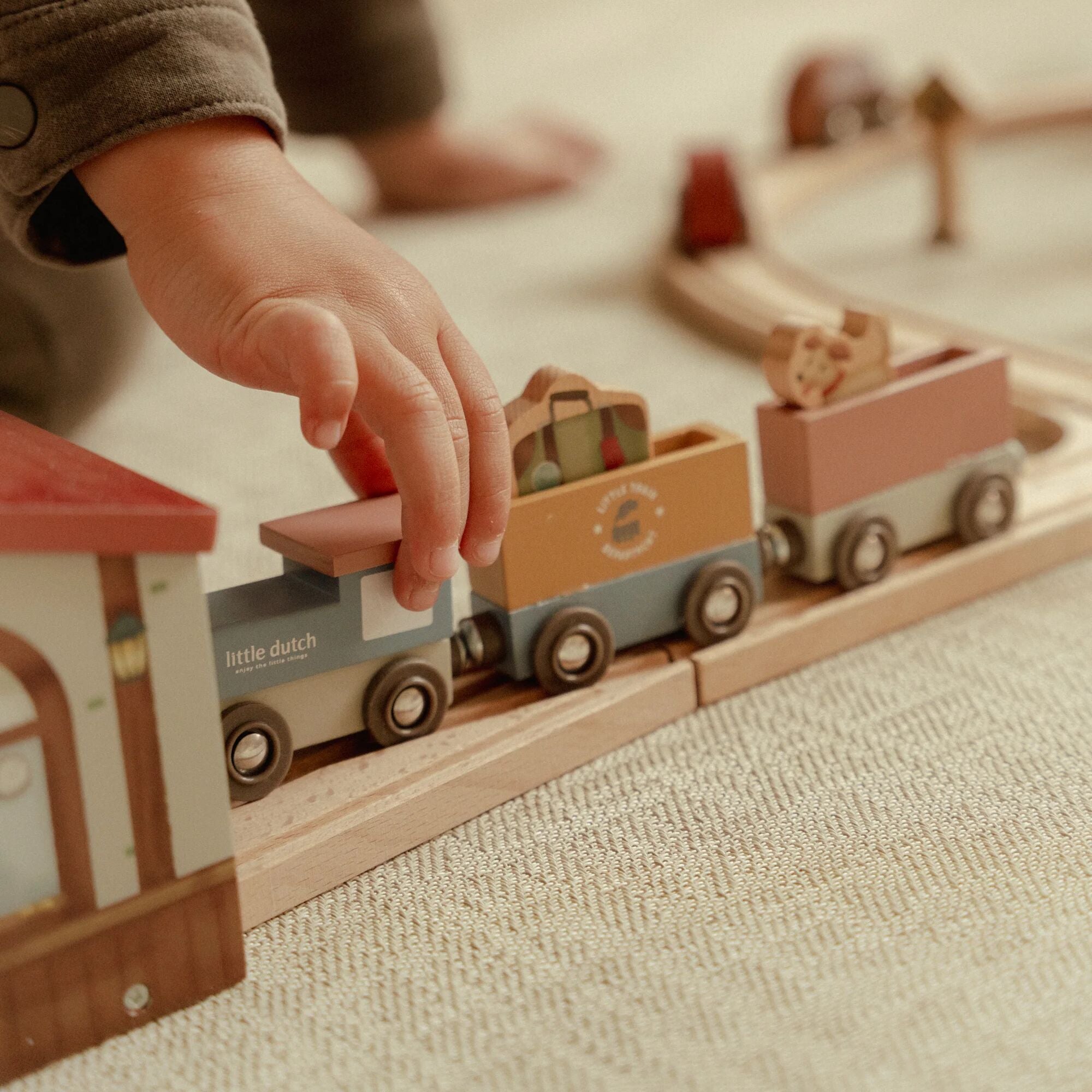 Little Dutch Train Track Playset XL