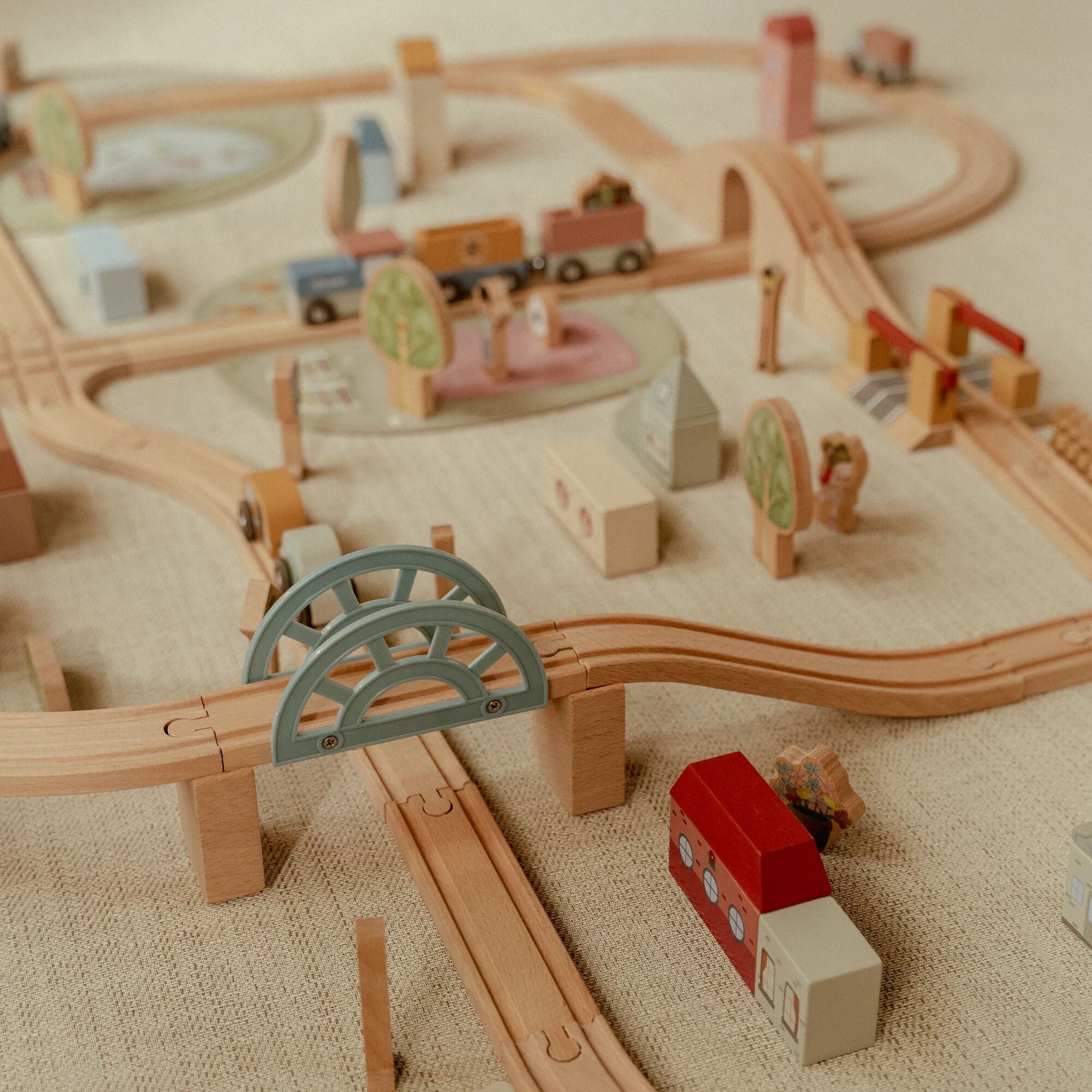 Little Dutch Train Track Playset XL