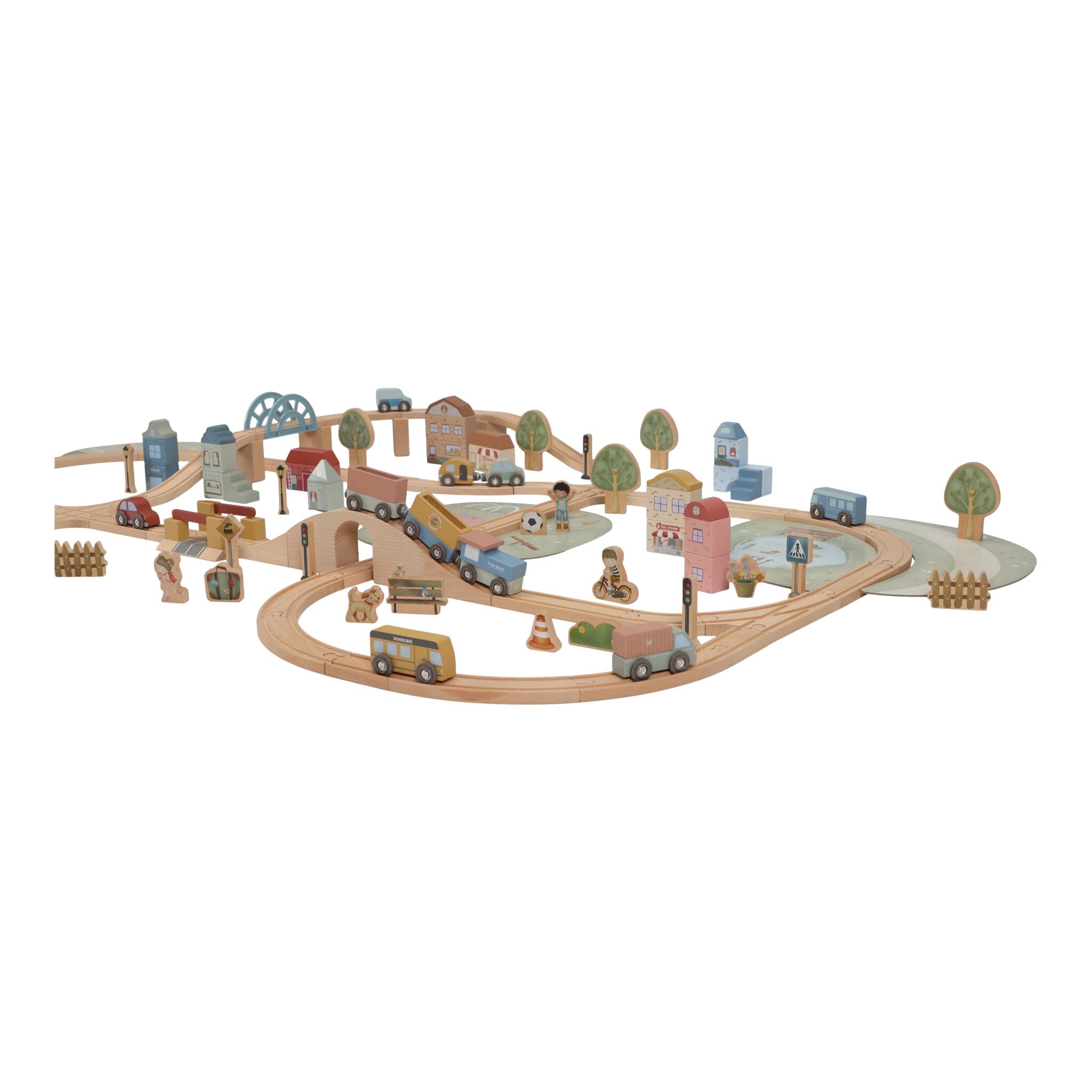 Little Dutch Train Track Playset XL