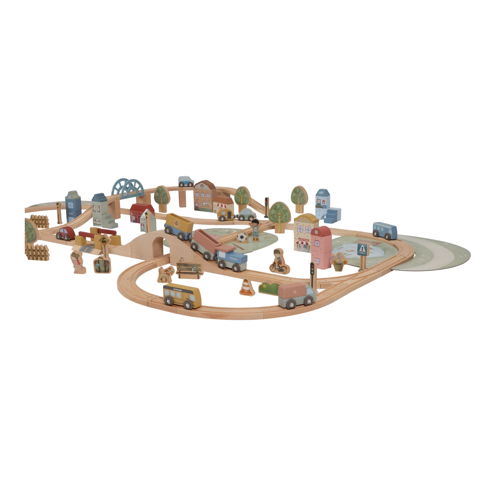 Little Dutch Train Track Playset XL