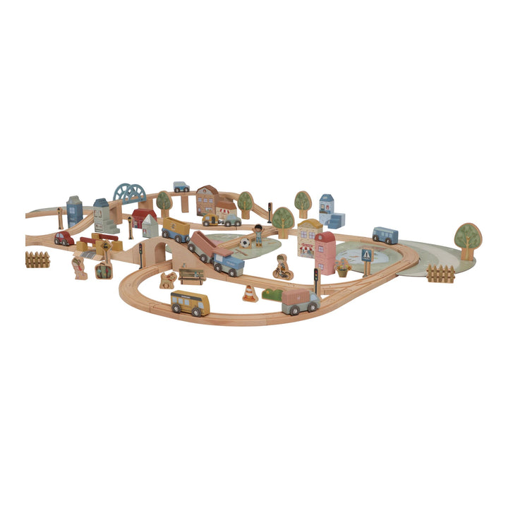 Little Dutch Train Track Playset XL