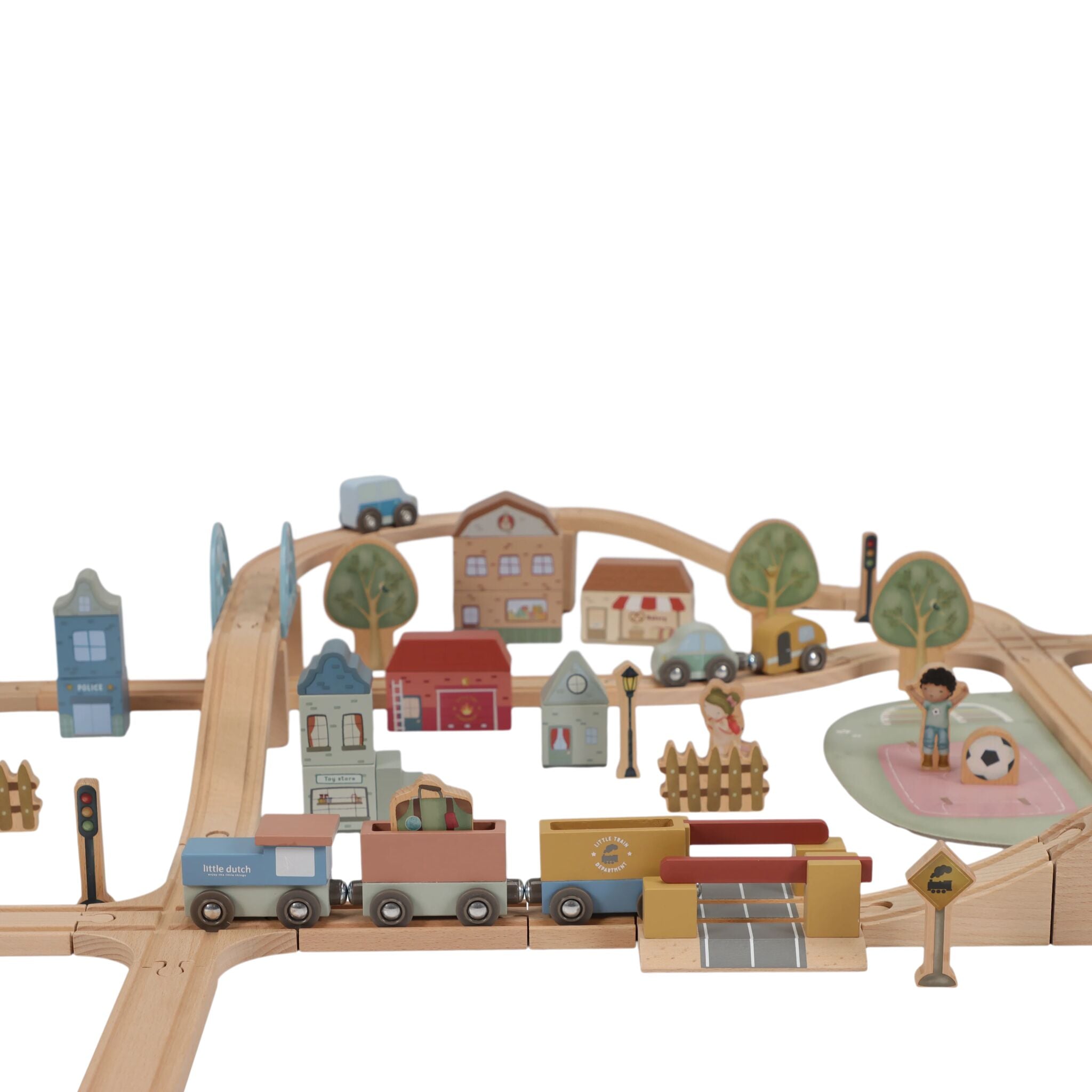 Little Dutch Train Track Playset XL