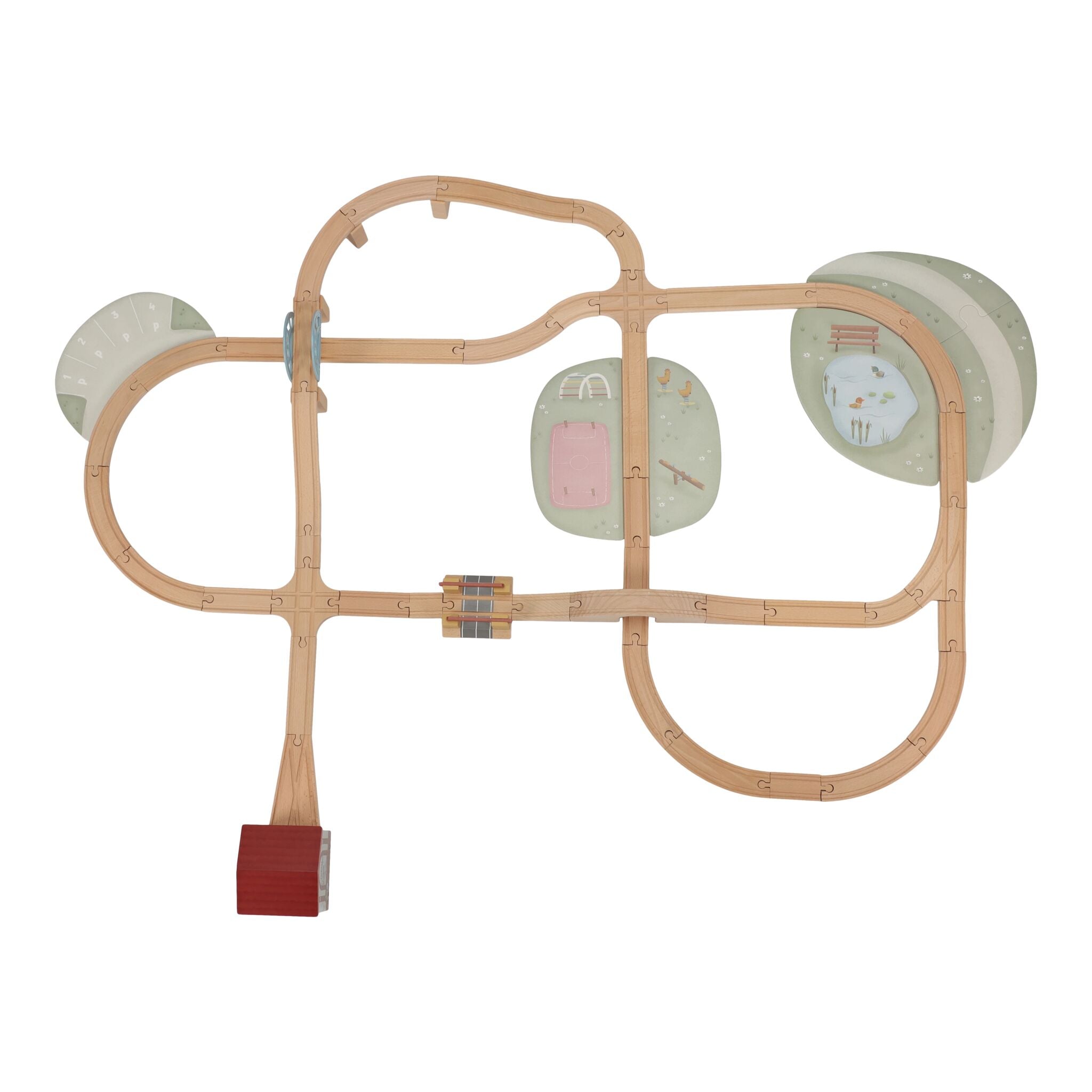 Little Dutch Train Track Playset XL