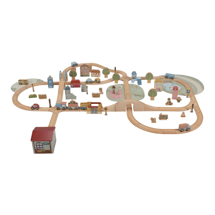 Little Dutch Train Track Playset XL