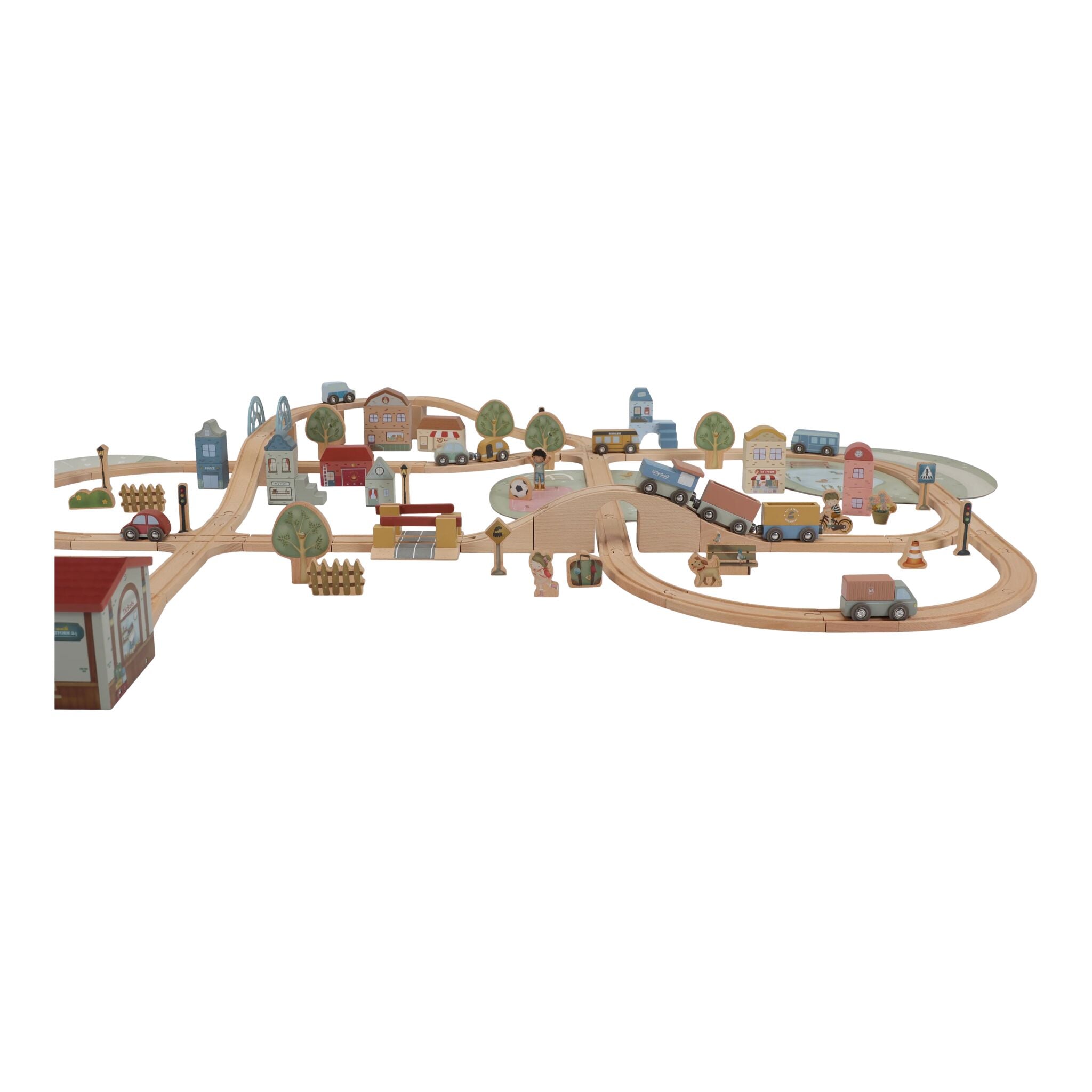 Little Dutch Train Track Playset XL