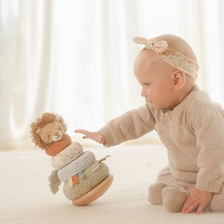 Little Dutch Safari Friends Rocking Ring Stacker – Lion