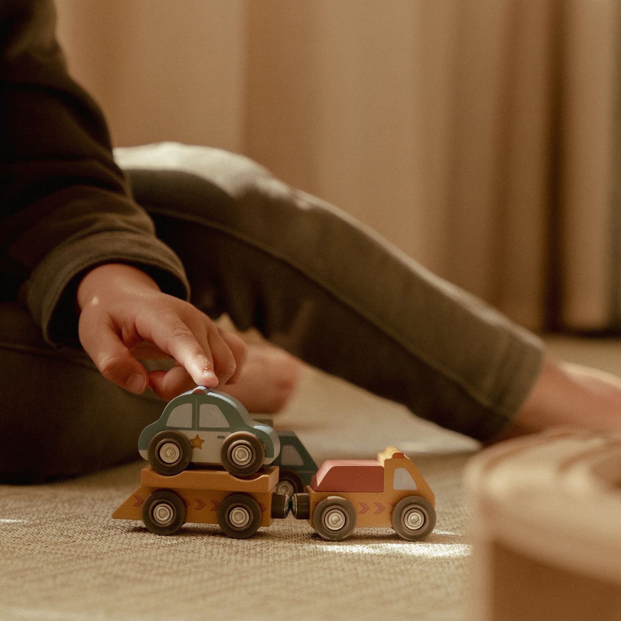 Little Dutch Wooden Vehicles Set (10 Piece)