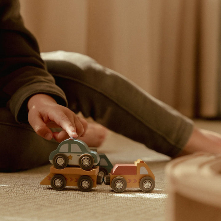 Little Dutch Wooden Vehicles Set (10 Piece)