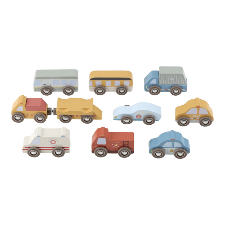 Little Dutch Wooden Vehicles Set (10 Piece)
