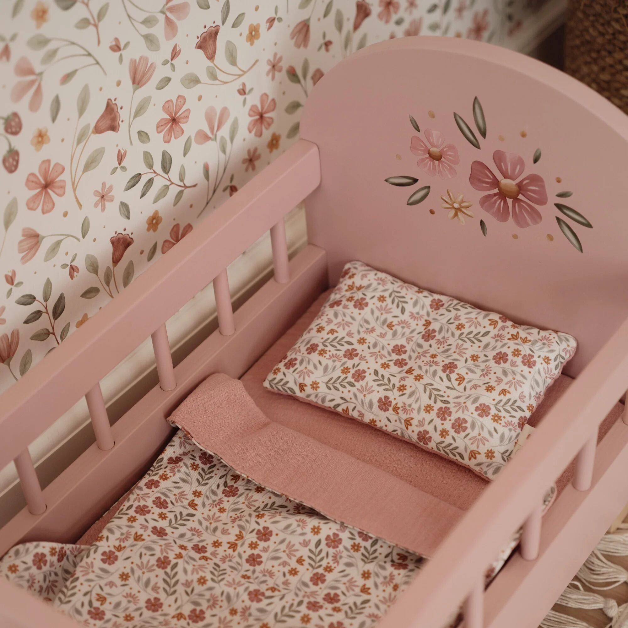 Little Dutch Wooden Doll Bed