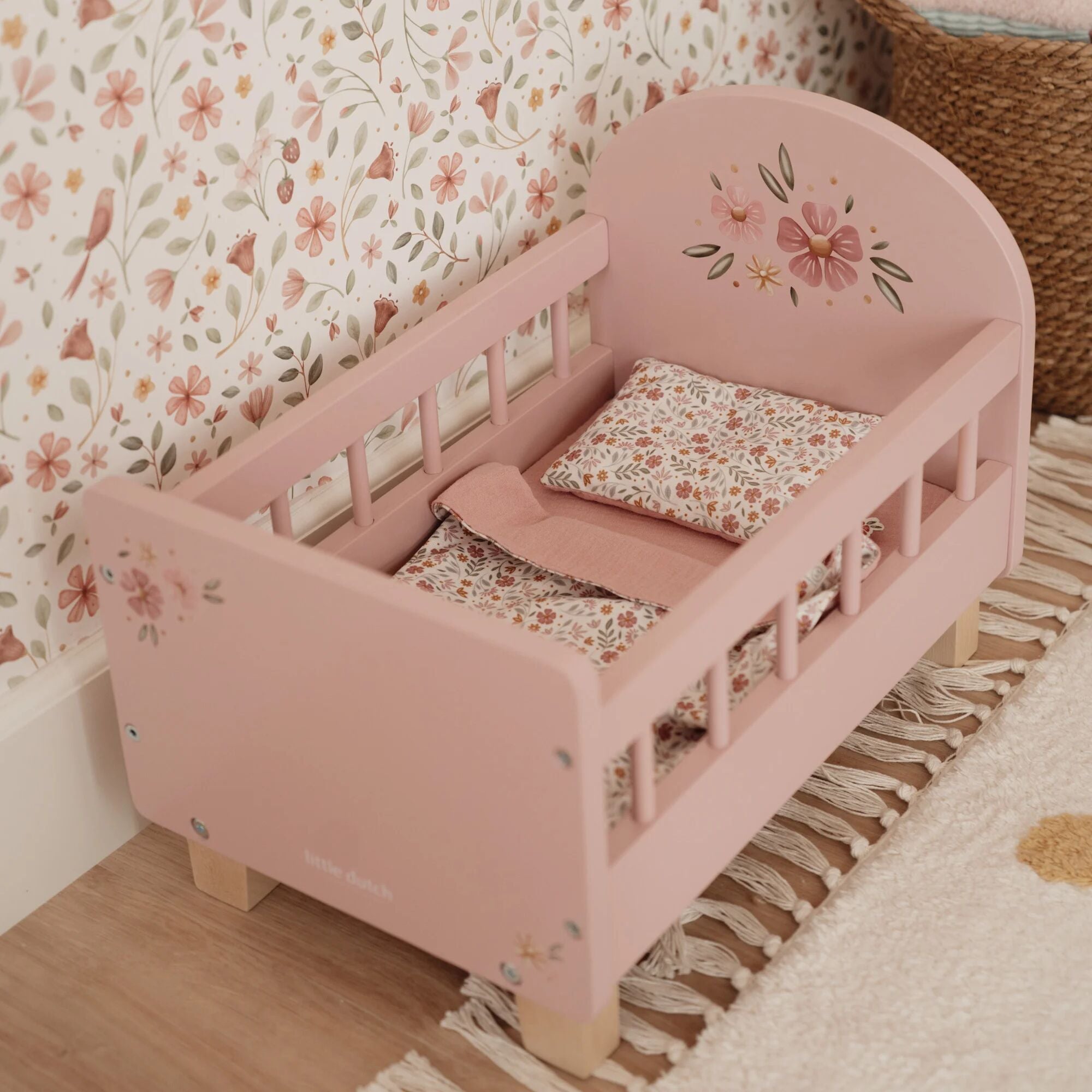 Little Dutch Wooden Doll Bed