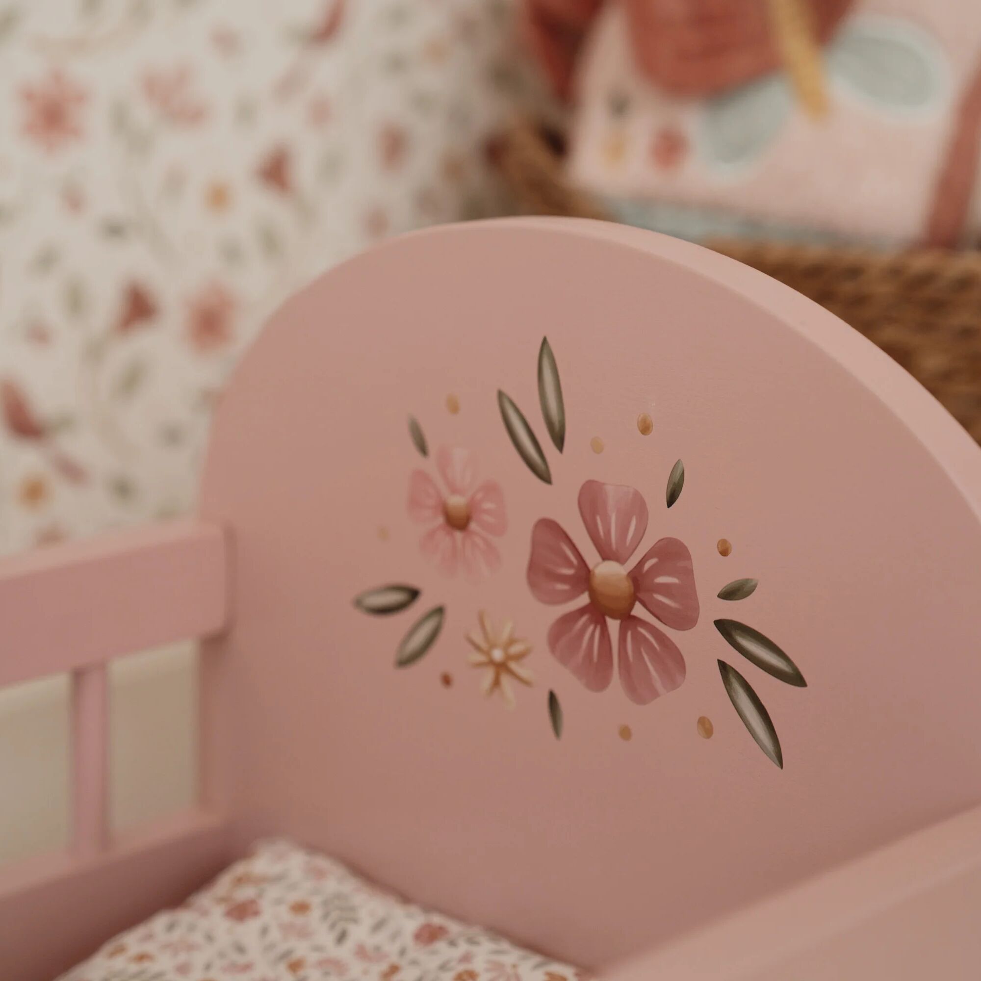 Little Dutch Wooden Doll Bed