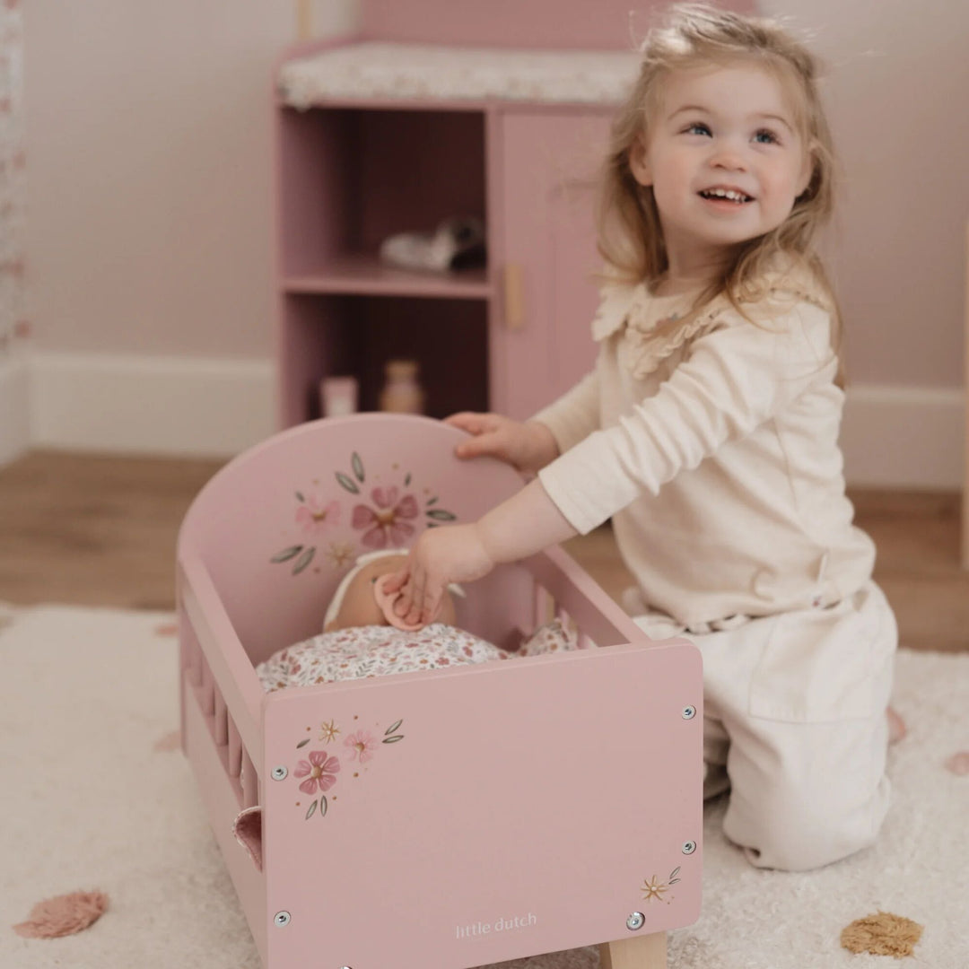 Little Dutch Wooden Baby Doll Bed