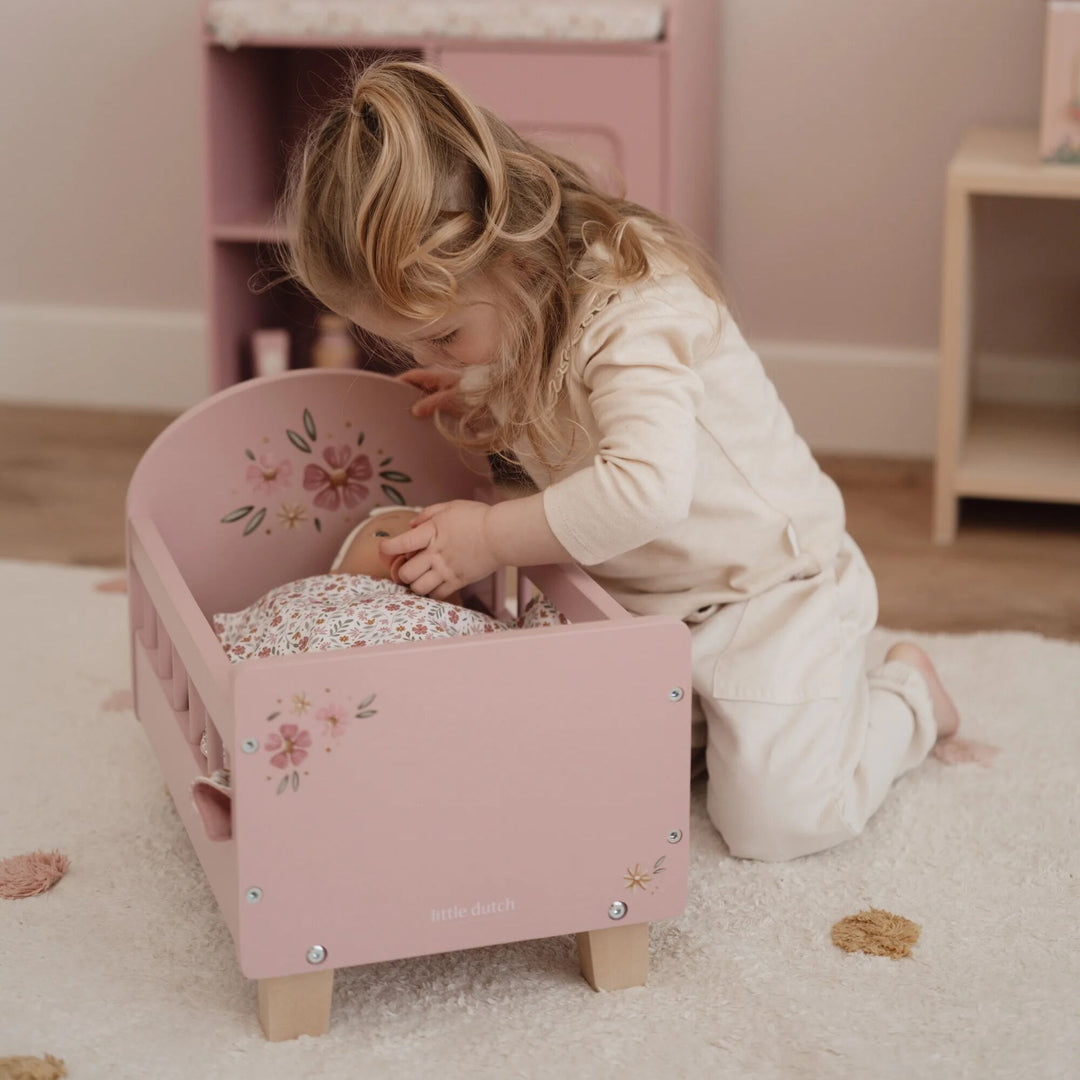 Little Dutch Wooden Baby Doll Bed