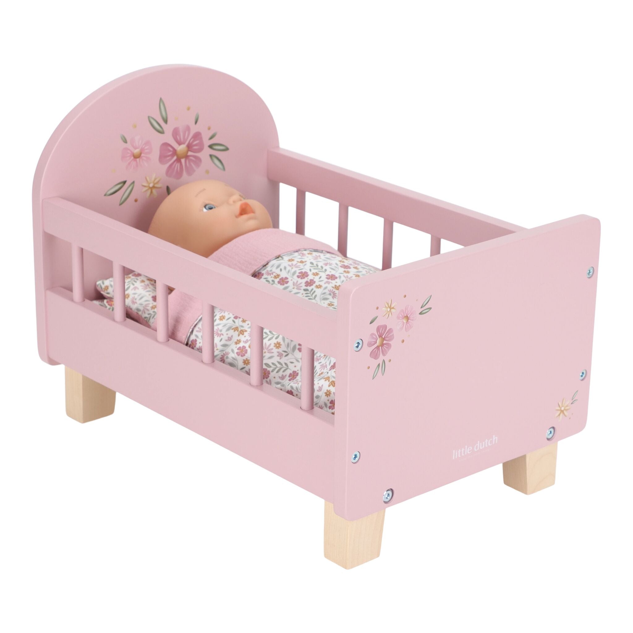 Little Dutch Wooden Doll Bed