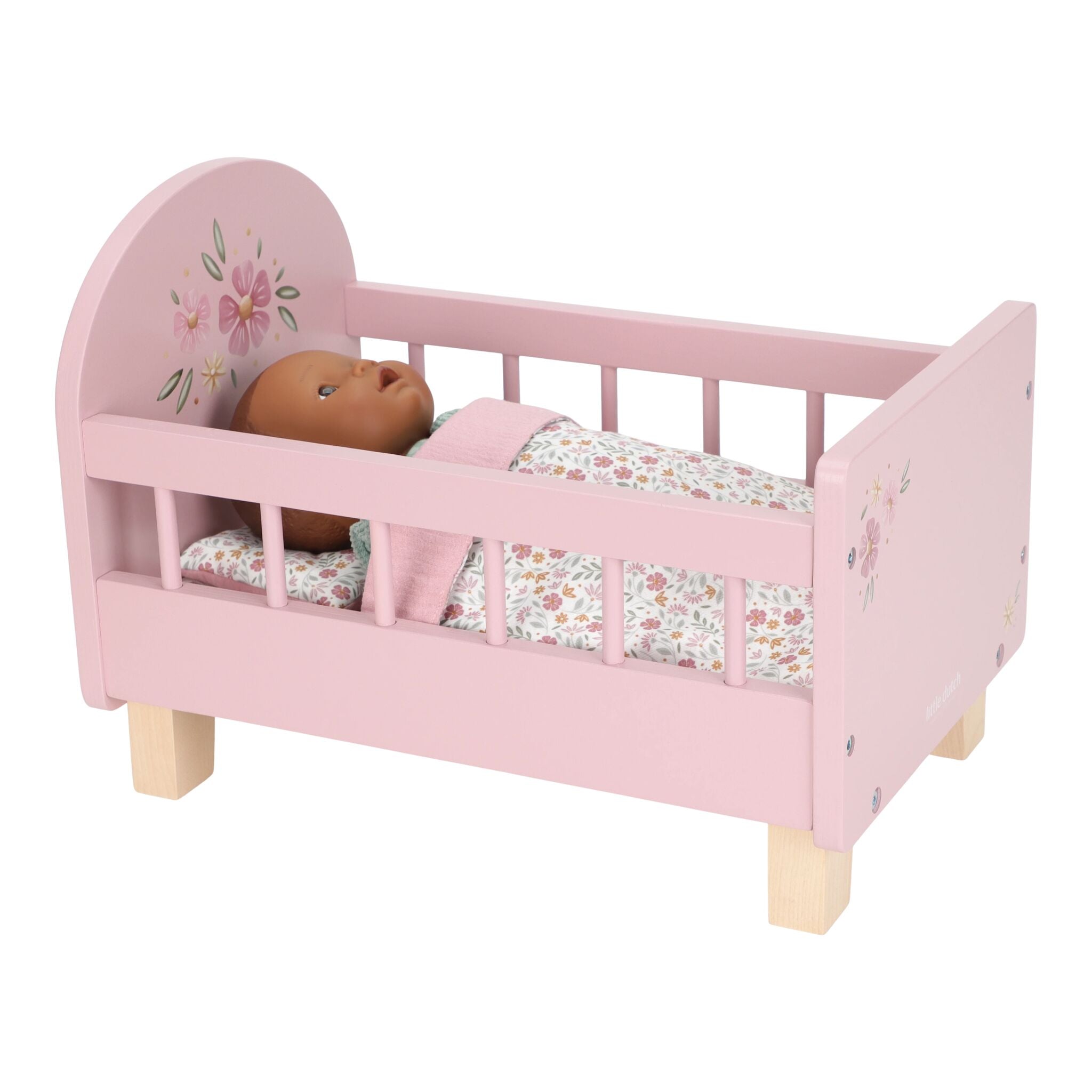 Little Dutch Wooden Doll Bed