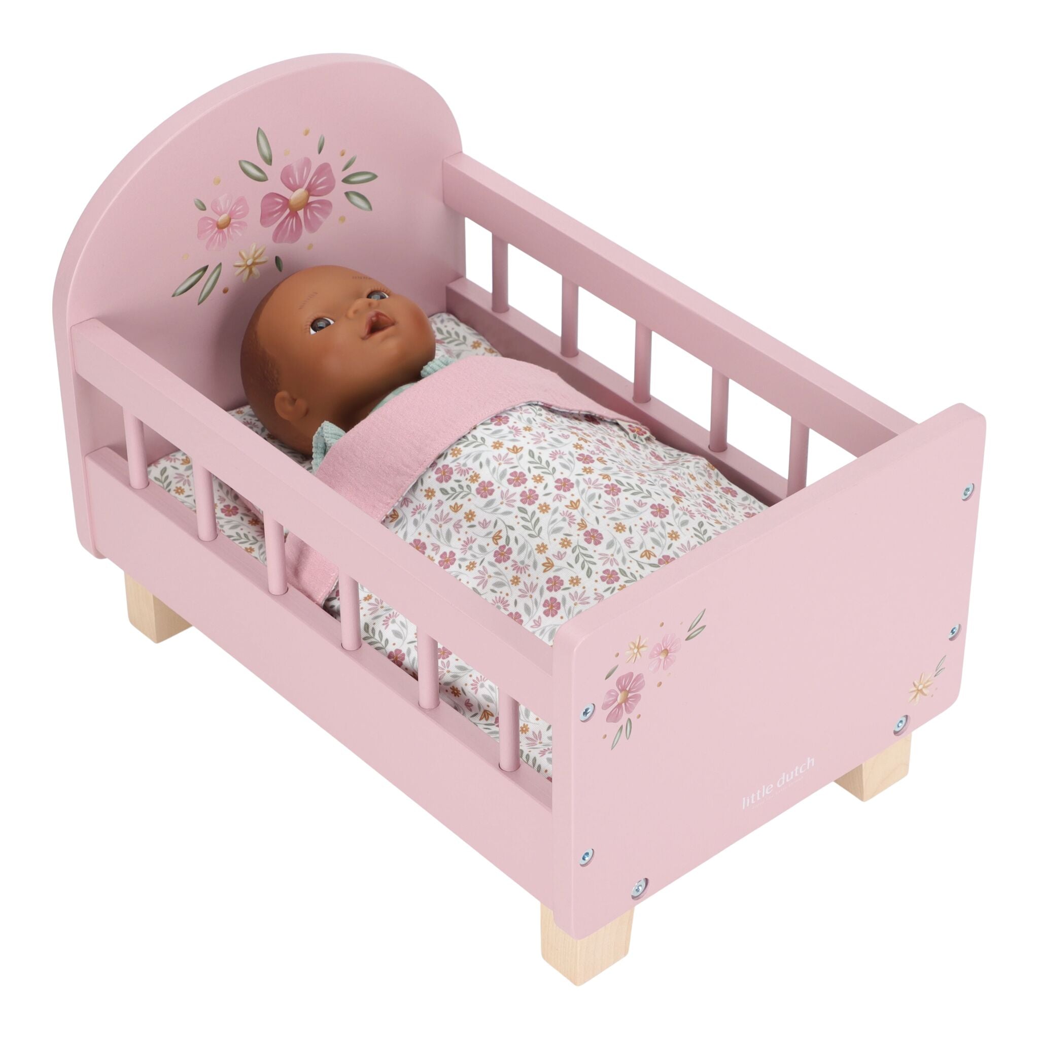 Little Dutch Wooden Doll Bed