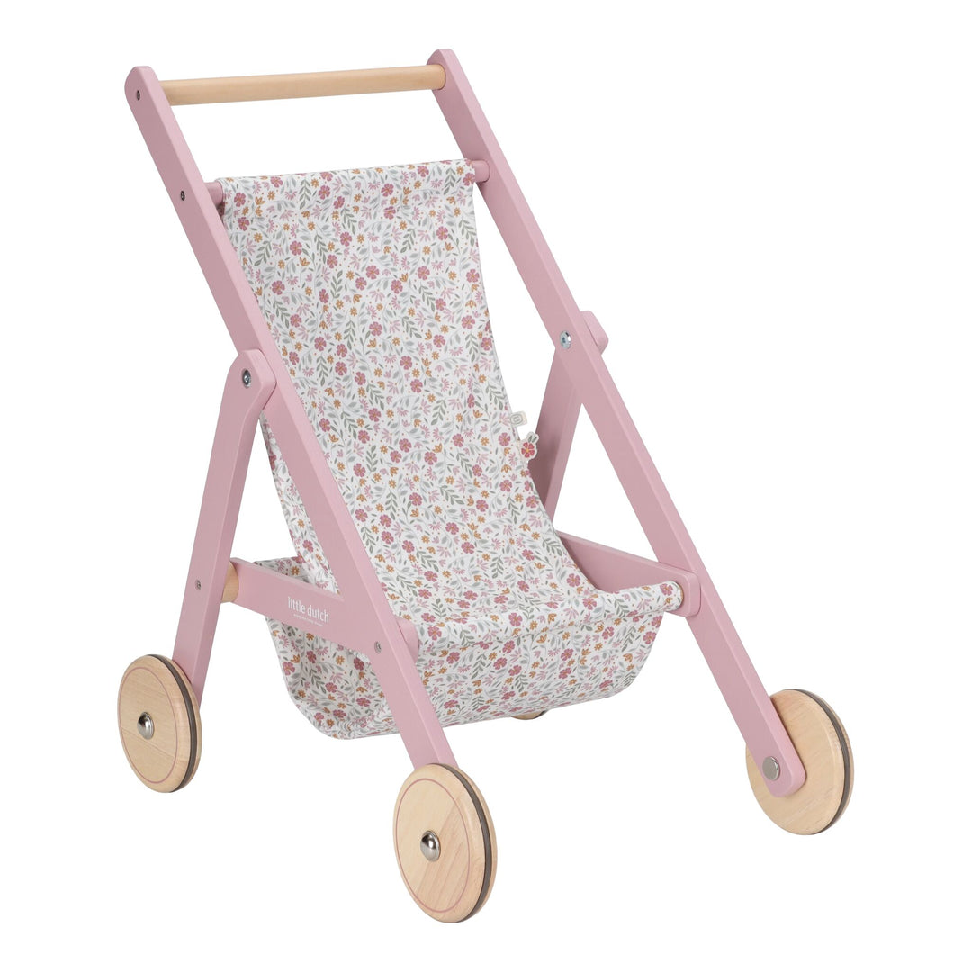 Little Dutch Wooden Doll Stroller