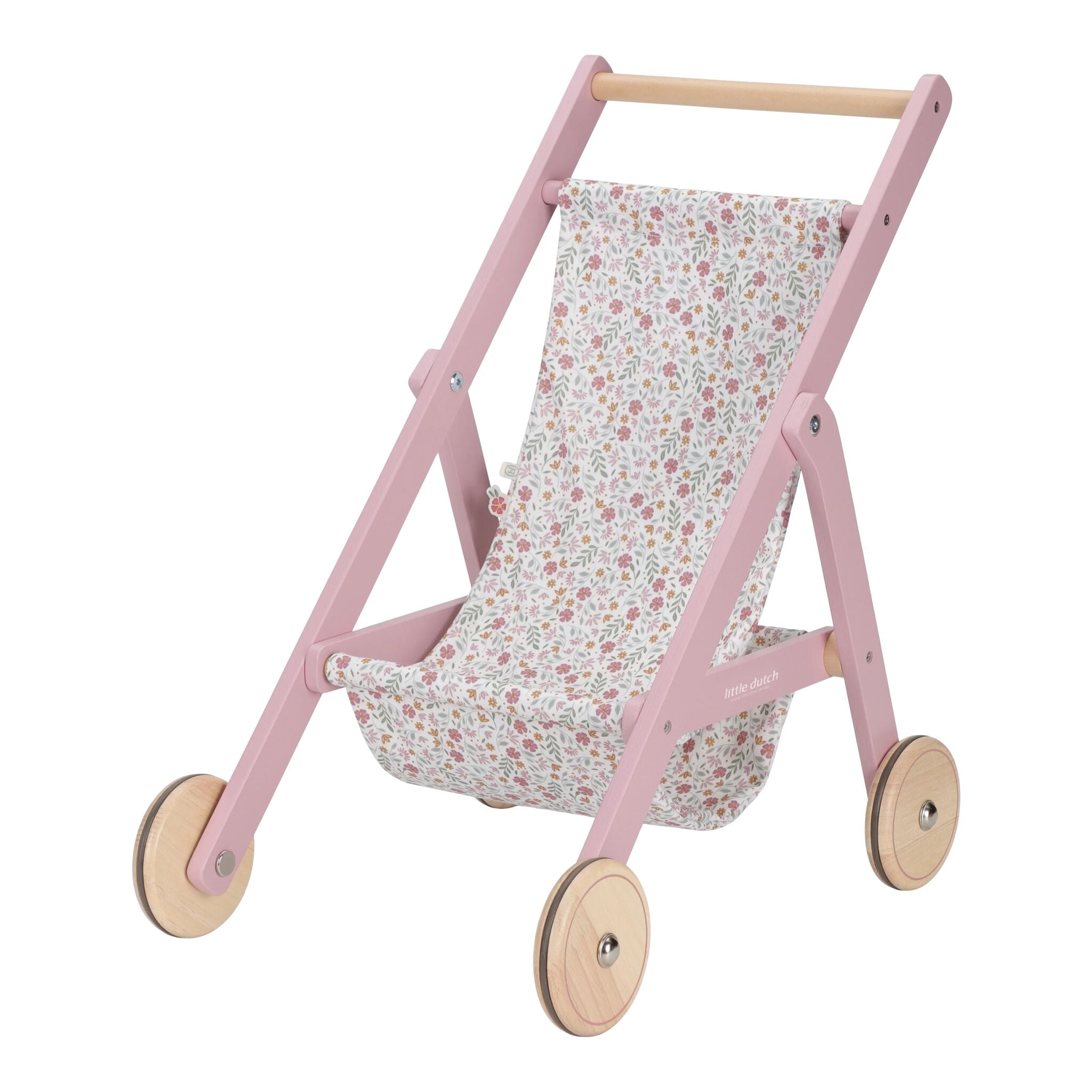 Little Dutch Wooden Doll Stroller