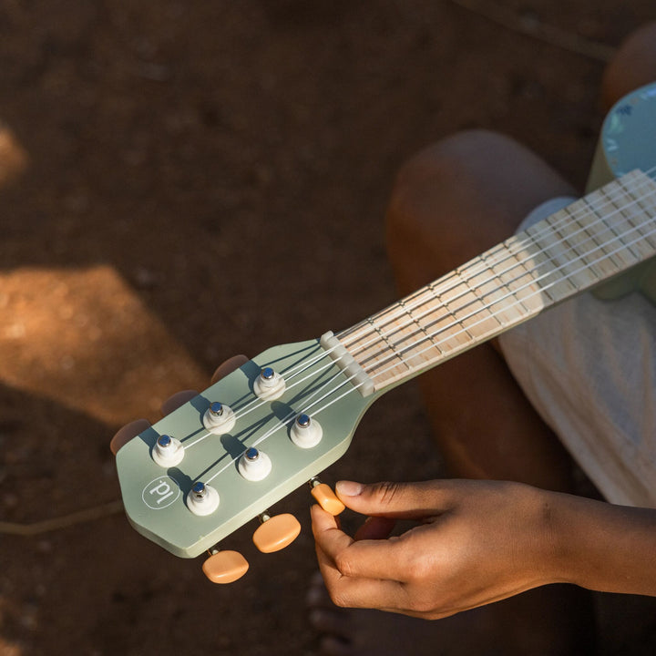 Little Dutch Safari Friends Wooden Guitar – Green