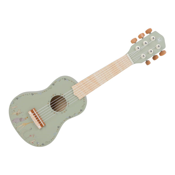 Little Dutch Safari Friends Wooden Guitar – Green