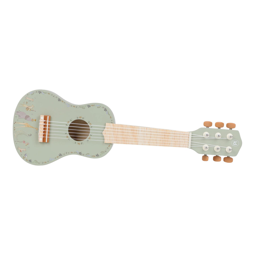 Little Dutch Safari Friends Wooden Guitar – Green