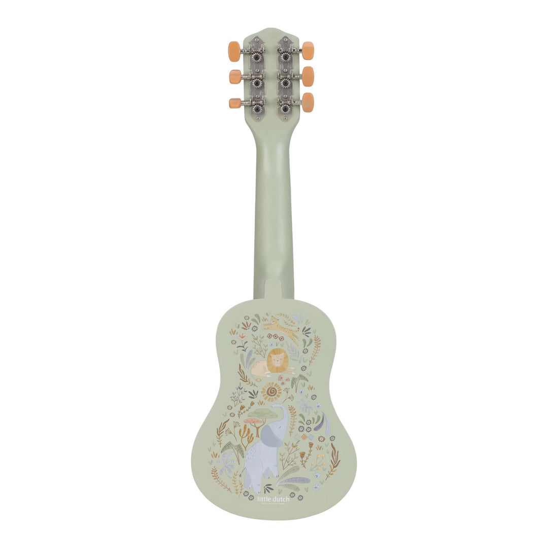 Little Dutch Safari Friends Wooden Guitar – Green