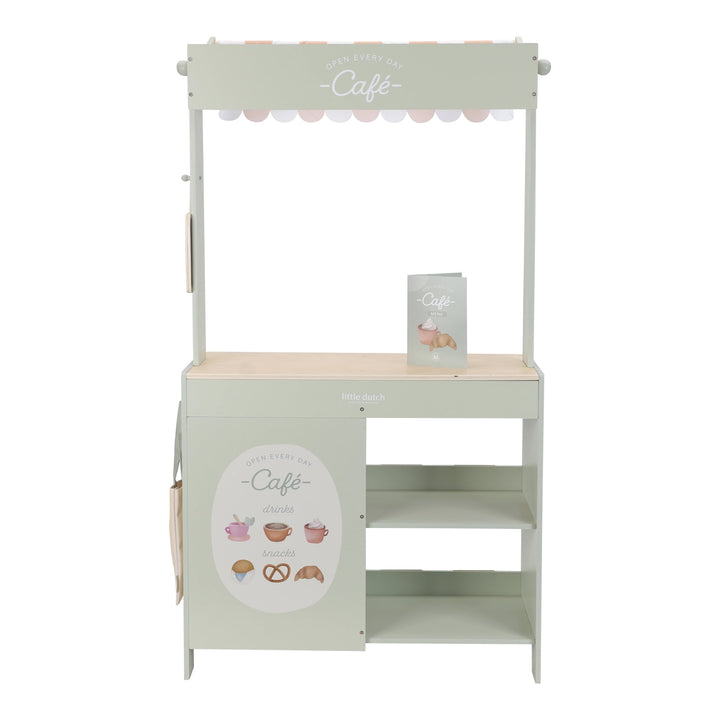 Little Dutch Wooden 2-In-1 Market Stall &amp; Cafe