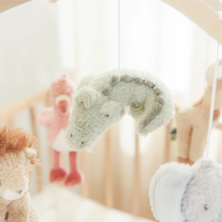 Little Dutch Wooden Musical Mobile – Safari Friends