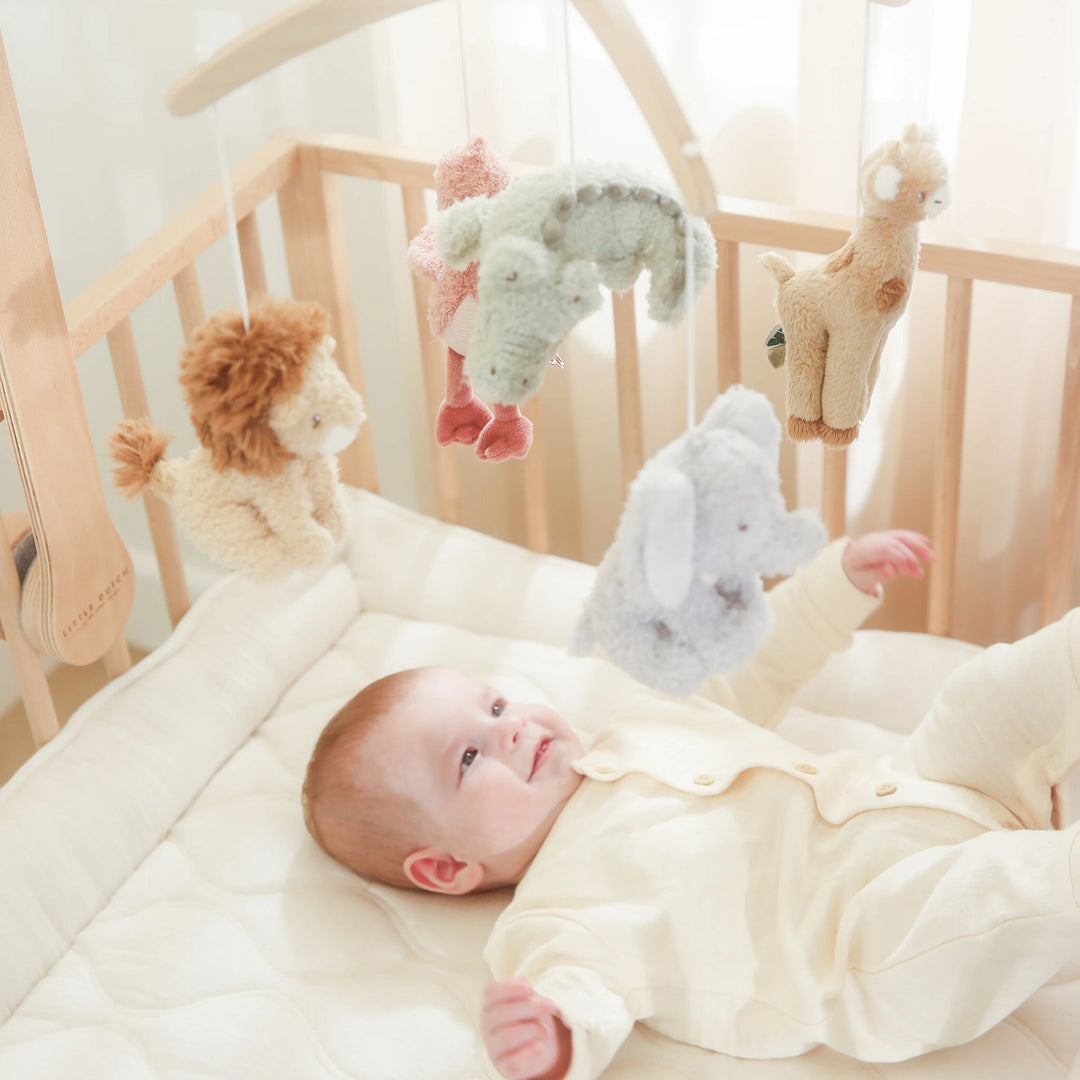 Little Dutch Wooden Musical Mobile – Safari Friends