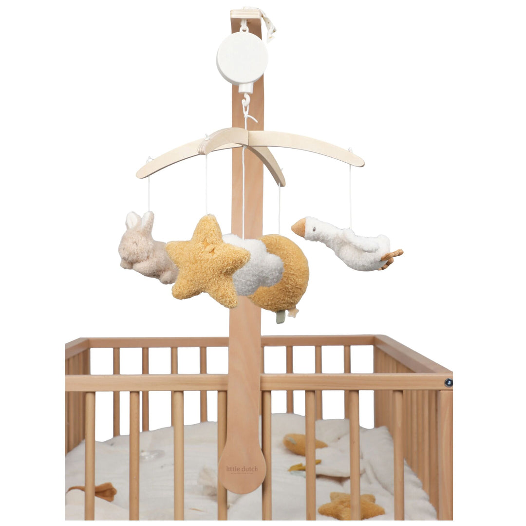 Little Dutch Wooden Musical Mobile – Newborn Naturals