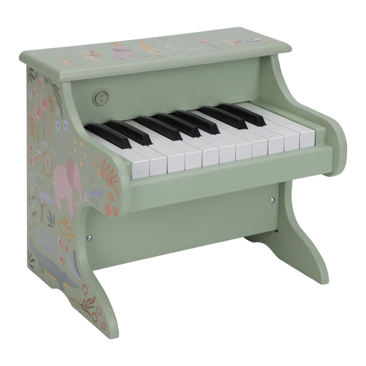 Little Dutch Safari Friends Wooden Piano – Green