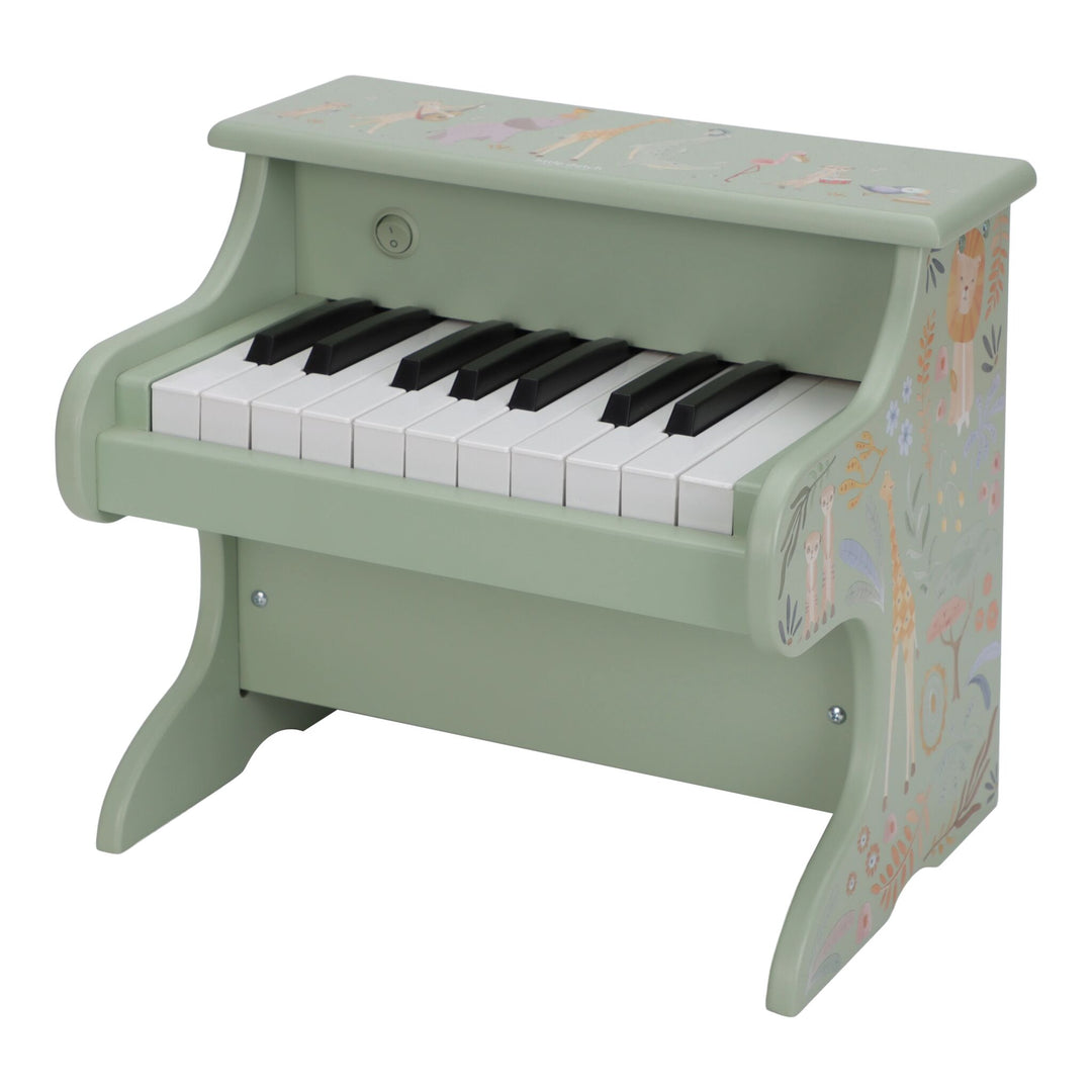 Little Dutch Safari Friends Wooden Piano – Green