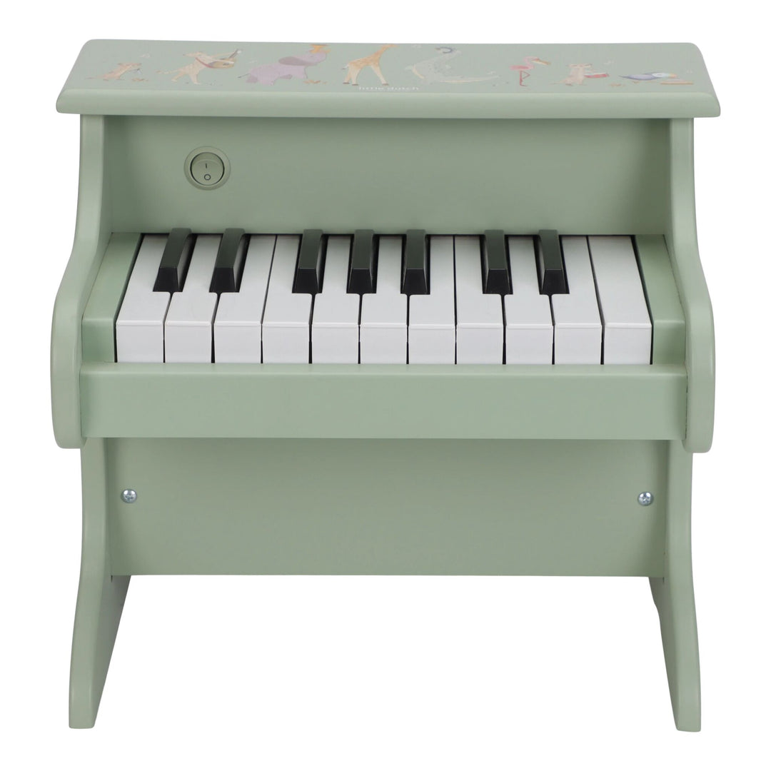 Little Dutch Safari Friends Wooden Piano – Green