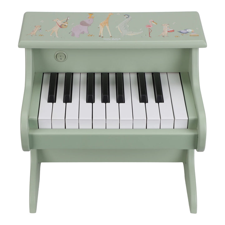 Little Dutch Safari Friends Wooden Piano – Green