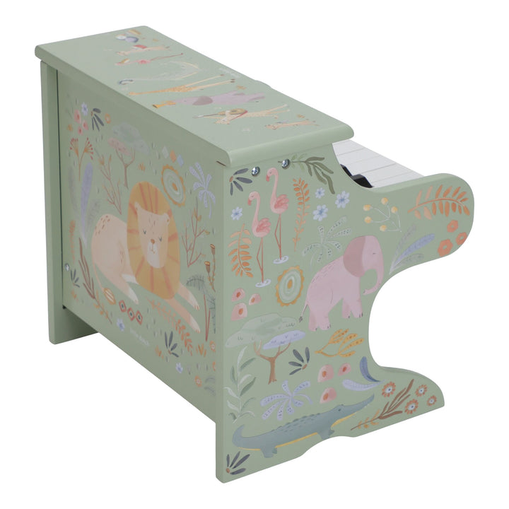 Little Dutch Safari Friends Wooden Piano – Green