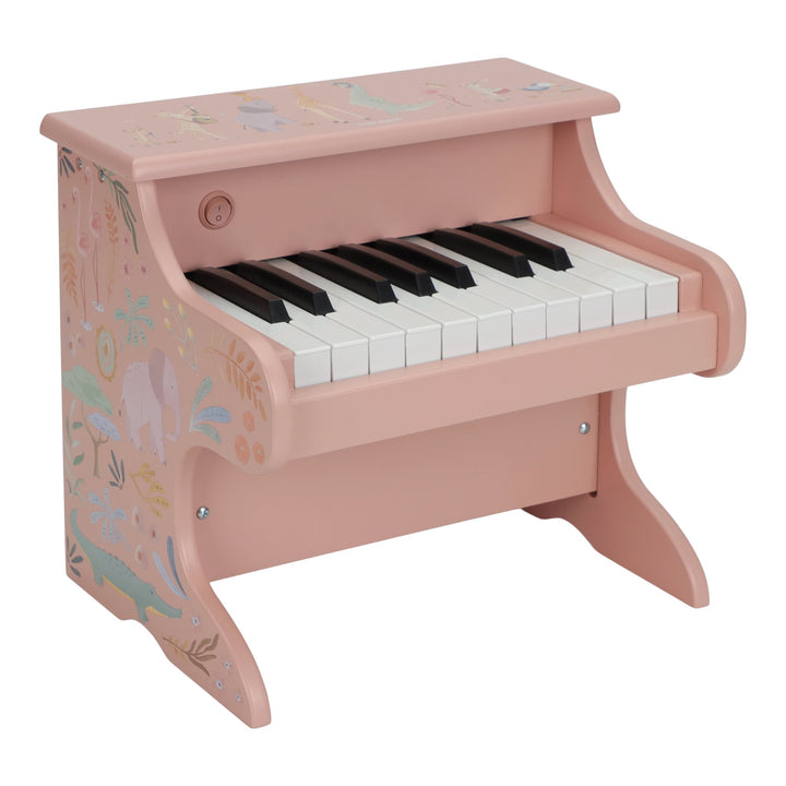Little Dutch Safari Friends Wooden Piano – Pink