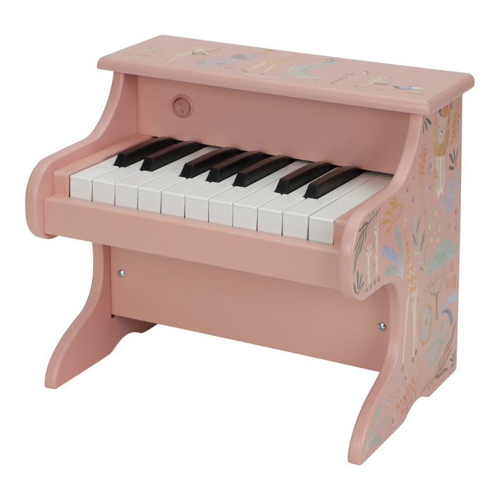 Little Dutch Safari Friends Wooden Piano – Pink
