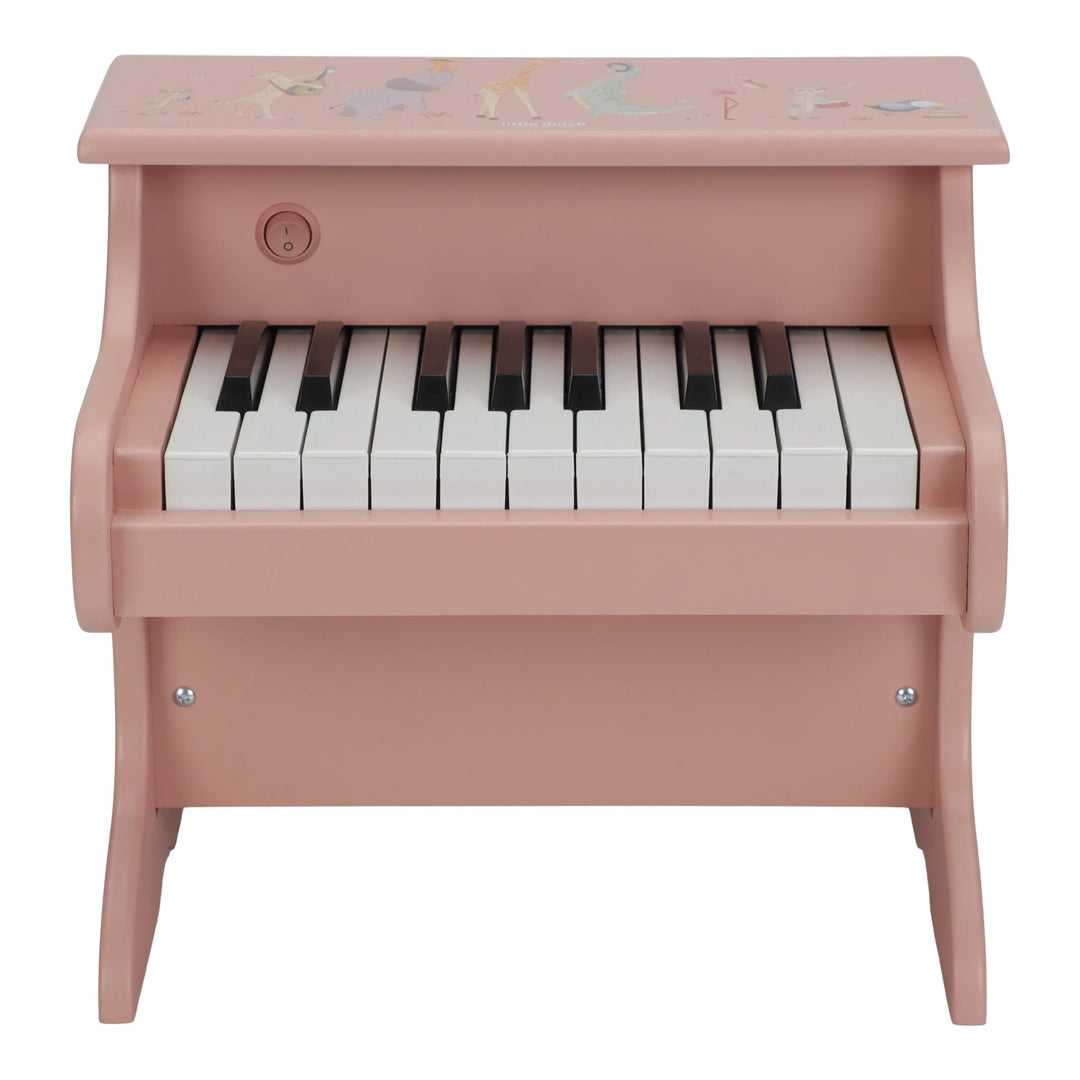 Little Dutch Safari Friends Wooden Piano – Pink