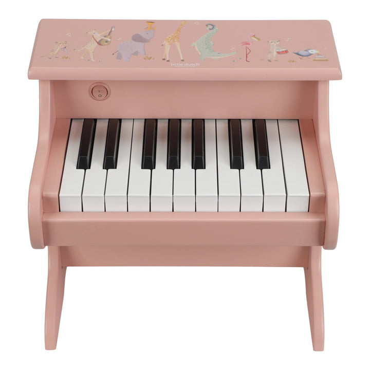 Little Dutch Safari Friends Wooden Piano – Pink